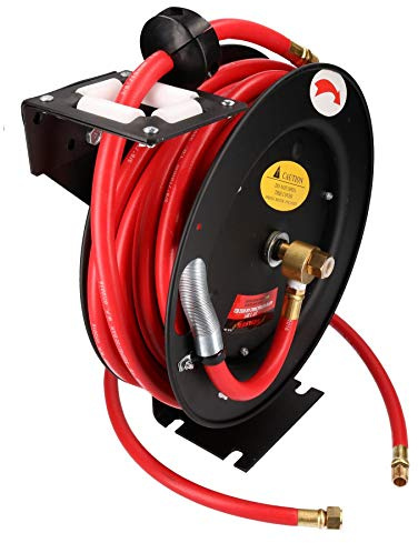 Retractable 30 Feet 10 metres 3/8 Air Hose Auto Rewind Wall Mountable 3/8 BSP