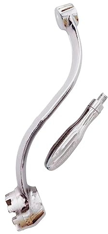 9 Teeth Milling Machine Lift Crank Handle, Alloy Replacement Part | Alloy Steel Crank Handle Provides Durable Lifting Control for Milling Machines, Bridgeport Series Replacement Parts