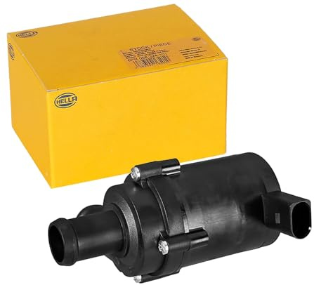 HELLA 8TW 358 304-581 Zusatzwasserpumpe - 12V - elektrisch | Kompatibel mit: SEAT ALHAMBRA, ALHAMBRA VAN, VW AMAROK, AMAROK Pritsche/Fahrgestell, CALIFORNIA T5 Camper, SHARAN, SHARAN VAN