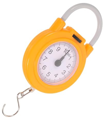 PAMINGONO Handwaage Zum Aufhängen Tragbare Mechanische Waage Für Reisen Gepäckwaage Aus Kunststoff Und Metall Kompakt Und Langlebig Für Küche Und Outdoor-aktivitäten