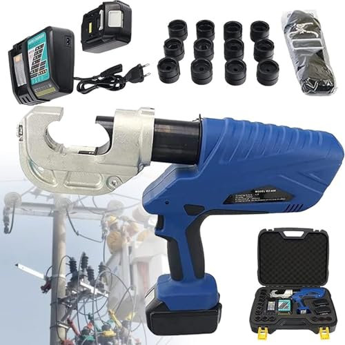 10–400 Mm² Pinza Crimpatrice Per Capicorda Idraulica Elettrica Pinza Per Crimpatura Ricaricabile Kit 18V Pressa Idraulica Crimpatrice Per Cavi Terminali Elettrici