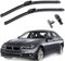 JiAnFacAI Auto Frontscheibe Scheibenwischerblätter Set Für BMW 5 Series F07 F10 F11 2010 2011 2012 2013 2014 2015 2016 26+18,wischerblätter Set für Frontscheibe Scheibenwischer Vorne
