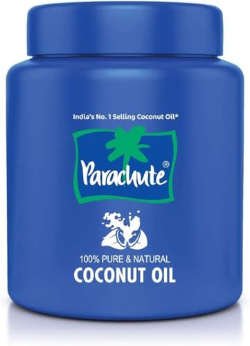 Parachute Coconut Oil 200ml Jar | 100% Pure & Natural Multipurpose Oil | Versatile Application | Nourishing Hair Care | Skin Hydration | Cooking & More