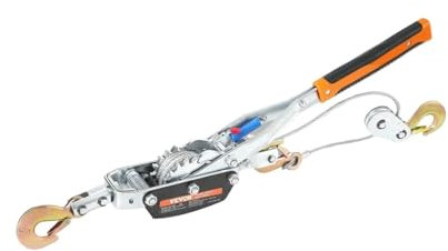 Marine Puller Come Along Winch 2/5 Ton Pulling Capacity Heavy Duty Ratchet Automotive Hoist Power Cable Puller Cable Puller(5 T)