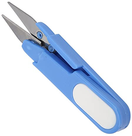 Dilwe Tijera de Pesca, Pescado de Acero Inoxidable Use Tijeras Portátiles Portátil de Línea de Tipo U para Cortar Línea de Pesca