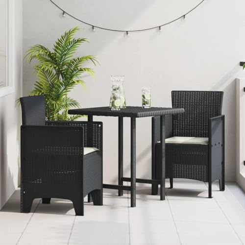 Mimdixy Esszimmerstühle, Balkonmöbel, Gartenstuhl, Gartenstuhl 2 pcs Anthrazit 53 x 49 x 85 cm PP, Regiestühle Für Terrasse, Innen- Und Außenbereich, Wetterfest