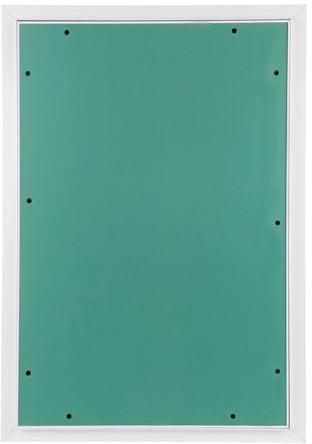Trappe de visite 400x600mm The White Edition Variante BA25 avec cadre en aluminium et ouvrant en plaque de plâtre pour une pose sur cloison ou plafond doublage 2 x BA13