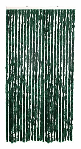 VERDELOOK | Tenda Ciniglia da Sole 120x230 cm, Verde, Fili: 27, Tenda per Insetti e Luce, per Porte