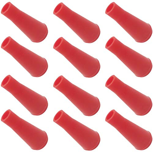 TIHOOD 12PCS Soft Rubber Arrowheads Archery Hunting Game Practice Safety Arrow Tips