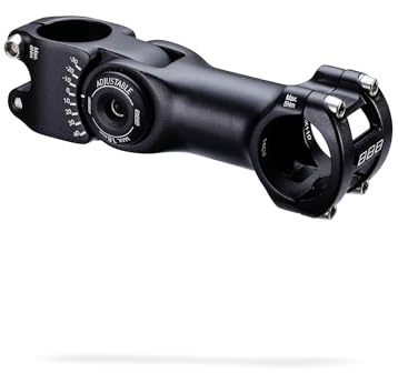 BBB Cycling Fahrradlenkervorbau Einstellbar mit -40° - +40° Stangendurchmesser 31,8mm 6061 T6-Aluminium HighSix OS BHS-29 110mm