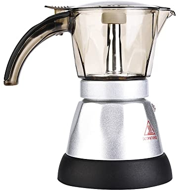 DSDD 150ml/300ml 3-6 Tazas 480W Espresso eléctrico Moka Pot Cocina Desmontable Estufa Cafetera