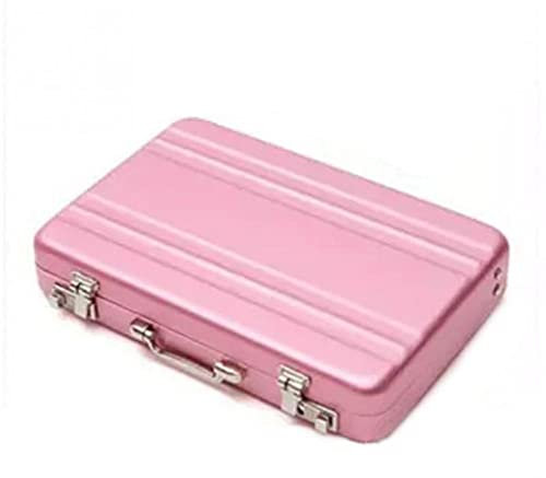 Visitenkarten Etui/Kartenetui Mini-Koffer-Aluminium-Aufbewahrungsbox ICH WÜRDE Kreditkartenhalter Bank Kartenkasten Halter Schmuckschatulle Aufbewahrungsbox Smart Brieftasche Schnalle Visitenkartenstä