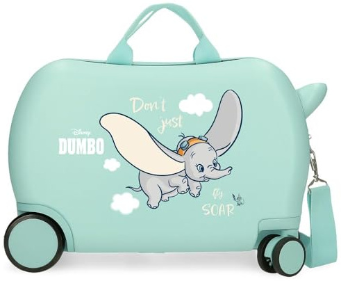 Disney Kinderkoffer, hartschalig, mit seitlichem Zahlenschloss, 4 Rollen, Handgepäck, hergestellt aus ABS, einem robusten und leichten Material.