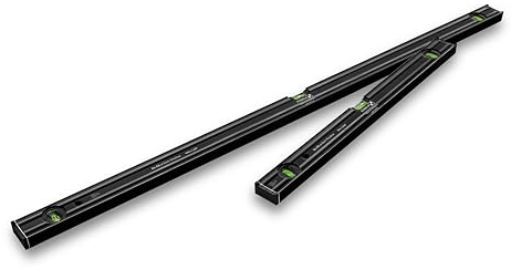 STABILA Spirit Level Set 80 AS-2 Dark Shadow 2-Piece 60cm 120cm