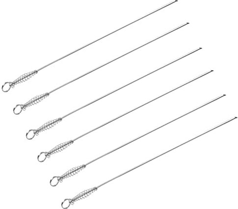 Gogogmee 6stücke Teiliges Edelstahl Grillspieße Lang Langlebig Rostfrei Spülmaschinengeeignet Für Lagerfeuer Schaschlik Und Outdoor Bbq Praktische Sichere Metallspieße Für Vielseitiges Gril