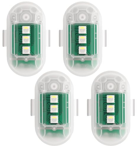 Fxlpower Stroboscope LED Sans Fil avec Télécommande, 8 Couleurs, 4 PCS