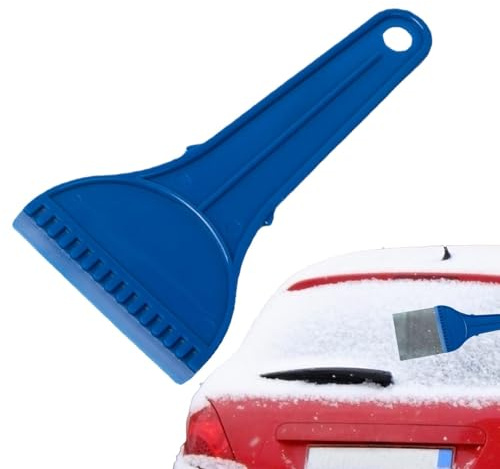 Grattoir à glace pour voiture – Grattoir à glace pour pare-brise | Balai de déneigement pour vitres de voiture | Grattoir de pare-brise de voiture multifonctionnel | Grattoir à glace portable pour