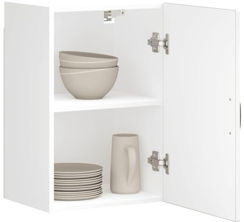 LAPOOH Küchen-Hängeschrank Lucca Hochglanz-Weiß Holzwerkstoff, Hängeschrank Küche, Küchenschrank, Wall Cabinet, Oberschrank - 853789