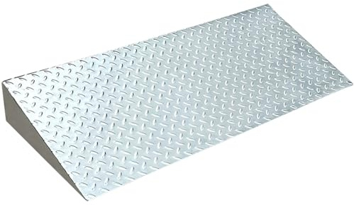 LYUCAYHQ Rampe de Seuil en Acier Inoxydable, Rampe Voiture de 10 et 15 Cm, Rampe Fauteuil Roulant, pour Véhicule Électrique, Véhicule à Plateau, Vélo, Fauteuil Roulant(120 * 50 * 15cm/47 * 20 * 6in)