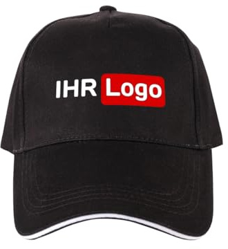 ROHBVMN Basecap personalisiert mit Foto/Logo/Text | Verstellbare Kappe für Männer & Frauen | personalisierte Schirmmütze selbst gestalten | Mesh Cap Baseball Cap Herren Damen