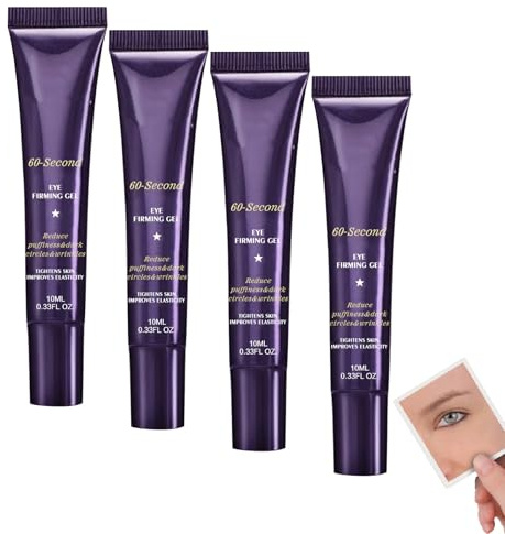 Fuktgivande ögongel och vårdande kräm för att minska fina linjer, påsar och mörka ringar – uppstramande och anti-rynkformel för påsar under ögonen (10 ml/0,33 oz) (4)