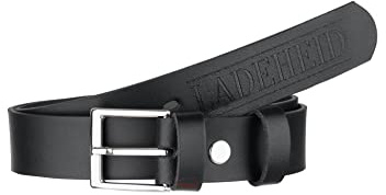Ladeheid Kinder Gürtel Ledergürtel Mode Accessoire für Kinder Jungen Gürtel mit Schnalle 2,5 cm Breit K1D5