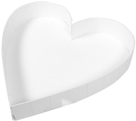 Abaodam Marco de Globos Decorativo en Forma de Corazón, Caja Contenedora para Globos para Fiestas y Cumpleaños, Accesorio para Decoración de Bodas y Celebraciones, Estructura Resistente