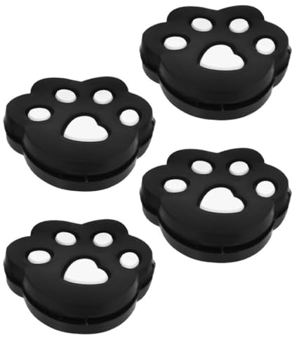 Levemolo Antivibratore Racchetta Tennis in Silicone Nero, 4 Pezzi
