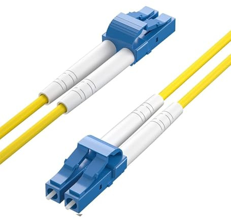 OS2 LC a LC Cavo patch fibra duplex, ponticello monomodale, 2-metro(6.6ft)