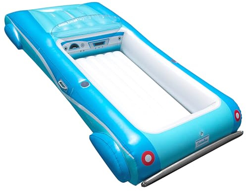 SWIMLINE Inflatable Swimming Pool Float Lounger Raft Mattress, Fun Mat, Classic Convertible, Blue