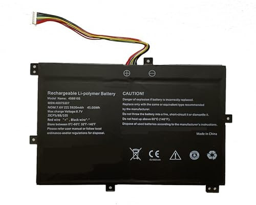 Backupower Ersatz 7.6V 45Wh 4588105 40069191 Akku Kompatibel mit MEDION CW140 Akoya S4403 S4401