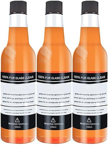 EXQST Autoglas-Ölfilm-Fleckenentfernungs-Reiniger, unsichtbarer Glas-Entferner, Auto-Wartungs-Beschichtungsreiniger, Regen- und Nebelschutz-Reiniger, Polier-Entfetter-Reiniger