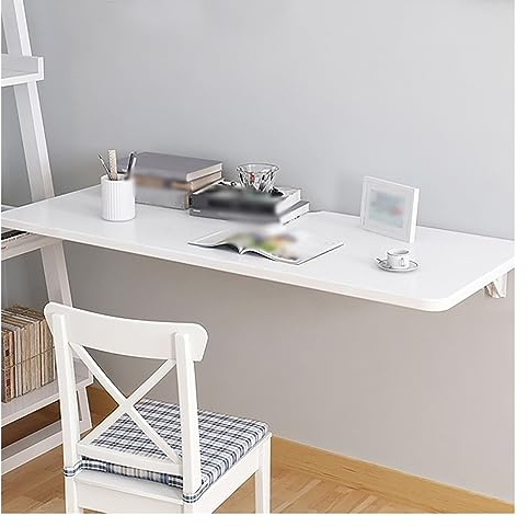SORVA Wandklapptisch, Klapptisch, Stehtisch, Schreibtisch, Computertisch, Wandklapptisch, Esstisch, klappbarer Küchentisch aus Holz, platzsparender Klapptisch zum Umklappen (Größe