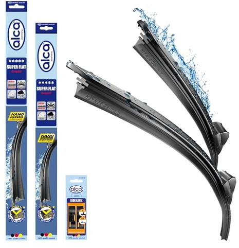 alca® Scheibenwischer Set passend für FORD FOCUS C-MAX (10.2003-03.2007) SUPER FLAT Flachbalkenwischer