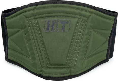 Nierengurt Heavy-Tuned, Motorrad Nierenwärmer, Handmade, Leichter Stretch, für Herren und Damen, grün, Größe L/XL