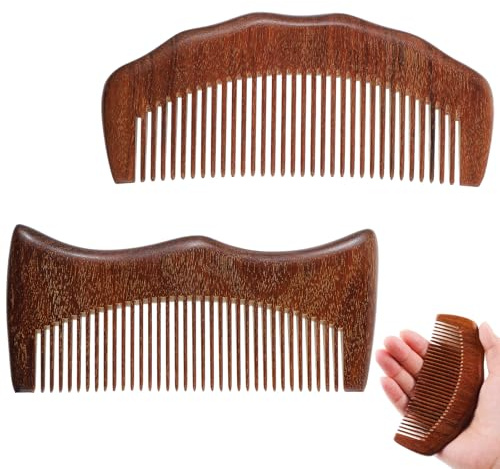 GEEHUA 2 Stück Wehenkamm aus Holz, Geburtskamm für die Wehen natürlicher Geburtskamm aus Holz für die Wehen Holzkamm zur Linderung von Wehenschmerzen Schwangerschafts Haarkamm Lieferung Essentials Ges