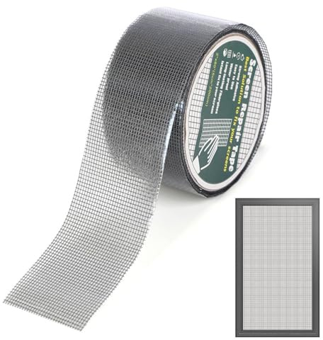 Nastro di riparazione per zanzariera per finestra – Nastro adesivo di riparazione potente per zanzariere per finestre | Riparazione di finestre in rete, Patch per riparazioni rapide