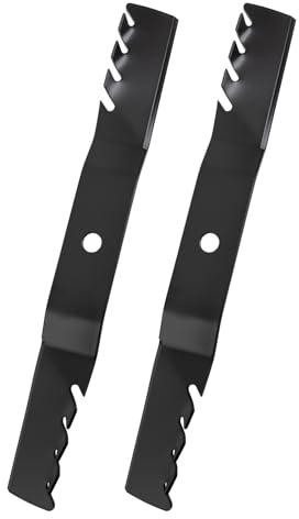 Bularie UC22008 Lame per tosaerba compatibili con John Dee re 106,7 cm, UC22008 Lame per pacciamatura adatte per John Dee re X350 X354 X370 Z335E Z335M Z345M Z345R, sostituire M170642, confezione da 2