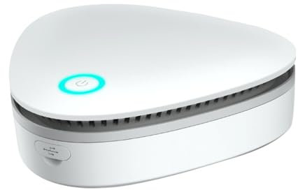 Machine d'élimination des odeurs de fumée, purificateur d'air pour chambre à coucher, mini purificateur d'air, purificateur d'air sans fil, désodorisant pour WC, salon, armoires, chambre d'animaux