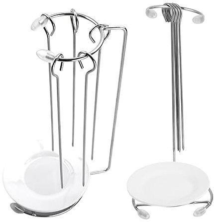 Milisten Ensemble D'ustensiles De Barbecue Lot De 2 Supports De Suspension En Acier Inoxydable Cintres Polyvalents Pour Brochettes De Viande Faciles À Entretenir