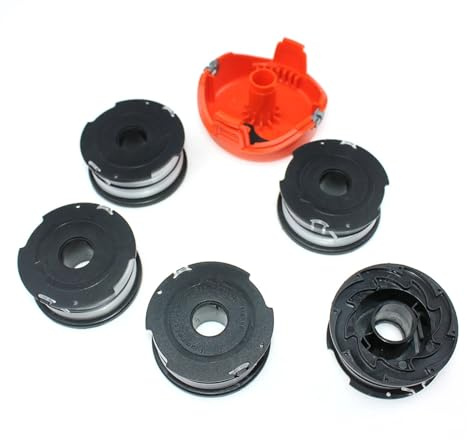 AOIUU Spools With LIne Cap Fit For Black + Decker GH700 GH710 GH750 DF-065 575462-01 RC-065-P 575648-03