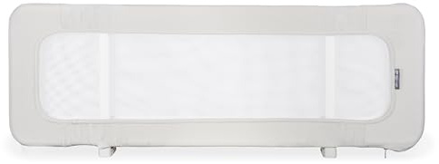 Kinderkraft Guard and Dream Bettgitter 120x40 cm, Bariere Rausfallschutz, Zusammenklappbar, Leicht zu transportieren mit Tragetasche, Einfache Montage, Beige