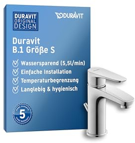 Duravit B11010 B.1 Washbasin Mixer tap, Chrome, S