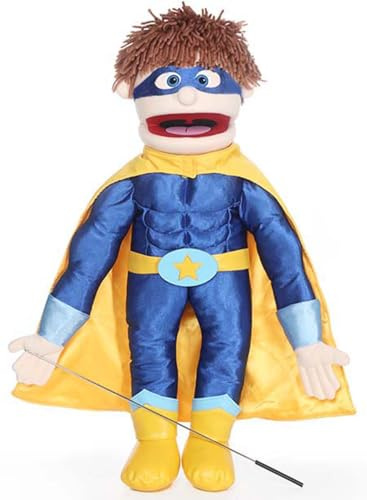 25 Superhero, Peach Boy, Full Body, Ventriloquist Style Puppet