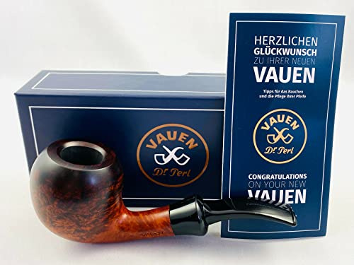 VAUEN Vintage 1077 Pfeife Neuheit 2021glatt braun poliert - 9mm Filter
