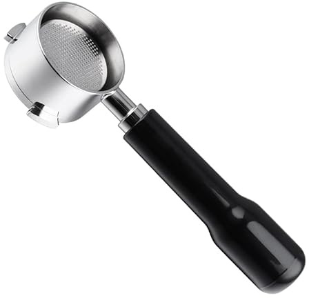 Bodenloser Siebträger 51mm für DeLonghi Dedica EC680/EC685/EC785/EC820/EC850/EC860, mit 2 Tassen Filterkorb Sieb, mit 3 Ohren 5.5mm Dicke