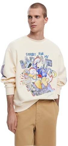 Desigual Sweat_Mickey_Patches Sweatshirt Hombre