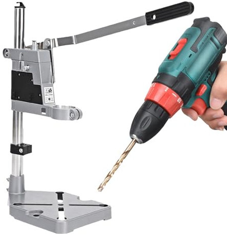 Adaptador de prensa de taladro para taladro manual, prensa de taladro de mesa | Soporte para taladro manual Taladro pequeño | Taladro de prensa portátil, taladro manual multifuncional para tiendas pro