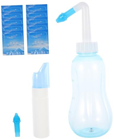 COLLBATH Lavado Nasal Botella De Plástico Irrigador Nasal Sal Fisiológica De Calidad