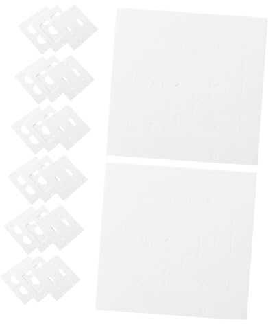 ABOOFAN Lot de 20 Joints en Silicone D'isolation pour Plaques Murales et Prises Électriques Conception Coupe-vent pour Maisons et Bureaux